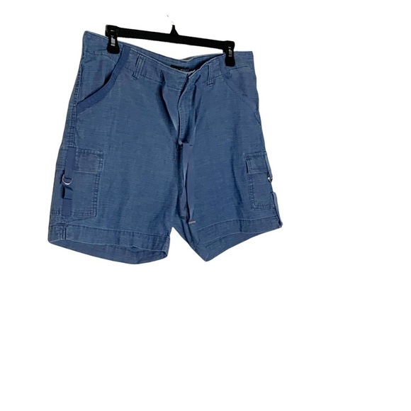 𝅺LEE regular fit jean shorts with front tie. Size 14 - Picture 3 of 7